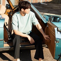 [지오다노] 113518 남성 쿨 _ 히든밴딩 핀턱 와이드 슬랙스 (차은우착용) 01113518