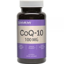MRM CoQ 10 엠알엠 CoQ-10 GMP인증 100 mg 소프트젤 60개입, 1개
