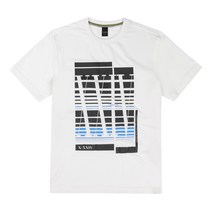 [JDX] 남성 원포인트 라운드 티셔츠(X4SMTSM34WH)