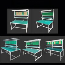 세공책상 정전기 방지 작업대 램프 포함 금속공예 양면 작업대 작업장 점검 수리 테이블, 23. 램프홀더 1500x750x1600