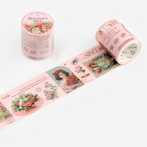 명화 빅토리안 로맨틱 예쁜 일러스트 마테 다꾸 다이어리 꾸미기 인물 마스킹 테이프, 02 : 이노센트