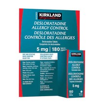 커클랜드 알러지 알레르기 컨트롤 데스로라타딘 5mg 180정, 1개