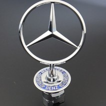 메르세데스 벤츠 본넷 엠블럼 스탠딩 로고 마크벤츠 엔진 덮개 마크 보닛 마크, 보리 이삭