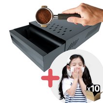 서랍형 넉박스 커피 찌꺼기통/마스크 사은품, 2. 실버(스테인레스)
