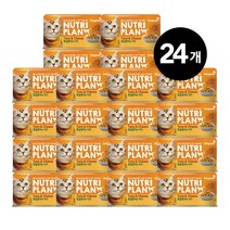 동원 뉴트리플랜 대용량 고양이캔 160g, 24개, 참치+치즈
