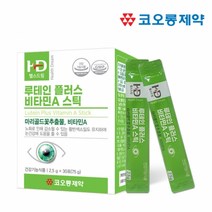 [코오롱제약비타민a] 코오롱 제약 눈건강 루테인 플러스 비타민 A 스틱, 3개