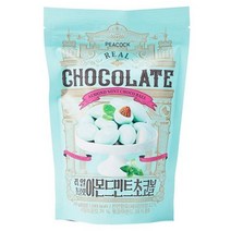 상쾌한 페퍼민트와 달콤한 초콜릿의 조화 피코크 리얼초콜릿 아몬드 민트 초코볼 260g, 1개