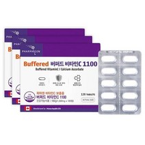 파마젠 버퍼드 비타민C 1100 1500mg 120정 3박스, 3개