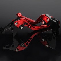 오토바이라이트 안개등 led 전조등 로얄 엔필드 650 인터셉터용 오토바이 브레이크 클러치 레버 콘티넨탈, 06 Red 177mm