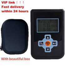 Geiger Counter Nuclear Radiation Detector Personal Dosimeter Xray Beta Gamma Detector LCD Radioactiv, black