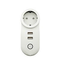 스마트 플러그 스위치 콘센트가리개 diyAubess-ZigBee 3.0 스마트 소켓 EU FR BR 10A 플러그 2 USB 인터, 01 100-240V, 11 EU