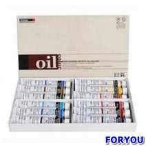ForU27 신한 유화 물감 세트 50ml 12색 유화물감 화방용품 유화용품