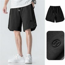 cisanny 남성용 여름 일상복 카고포켓 스판 밴딩 5부 트레이닝 반바지 3컬러 S~4XL