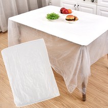 일회용 식탁보 횟집 비닐 배달용 식탁 유리 대용 행사용 테이블보 잔치 10P