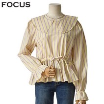 스트라이프블라우스 FBS3A7PBL0074