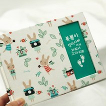 토끼띠 범띠 초음파 앨범 접착식 2023 포토 사진 꾸미기 보관 태교 태아 일기, 속지15장(30매), 범띠_그레이