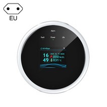 가스 누출 탐지기 감지기 경보기 wifi 천연 센서 가연성 가정용 스마트 lpg 경보 센서 wifi 온도, 협력사, EU 플러그