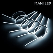 초슬림 실리콘 면발광 LED바 30/60cm - 자동차 아이라인 스마일등, 실리콘 면발광 LED바 30cm 01_화이트