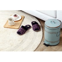 빈티지 빈트 페달휴지통 민트 5L