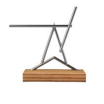 케네틱 아트 스윙잉스틱 무한동력 멍때리기 기발한아이디어상품 유리돔 스탠드 바다유리 키네틱 발명품 모, C형 플라스틱(충전식)