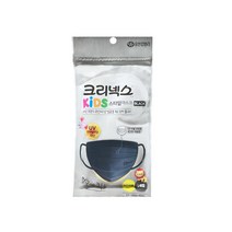 크리넥스 키즈 스타일마스크 블랙 어린이용, 3개입, 10개