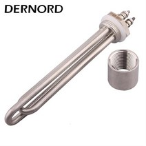 DERNORD-DC 히터 12v 300w 600w 24v 36v 1200w 48v 1500w 나사 태양 에너지 풍력 1 인치 BSP NPT 발열체, 03 Grey_03 24v 600w_01 BSP