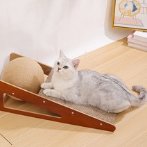 미란다 고양이 스크래쳐 사각&볼 대형, 1개