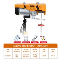 초소형 전동 호이스트 소형 크레인 220V 가정용 인테리어 리프트 리프트 곡물 크레인, PA1000 - 30m