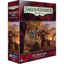 Fantasy Flight Games 아컴 호러 카드 게임 스칼렛 키 조사자 확장판 | 미스터리 협동 만 1 1-4인용 평균 플레이 시간 1-2시간 제작, The Scarlet Keys Campaign Expa