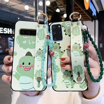 갤럭시 S22 S21 노트20 S20 FE 울트라 ULTRA 노트10 S10 S9 S8 플러스 노트9 노트8 귀여운 캐릭터 핑거 스트랩 핸드폰 케이스