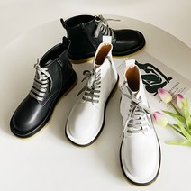가을 겨울에 데일리로 신기 좋은 데일리 가죽 여성워커 부츠