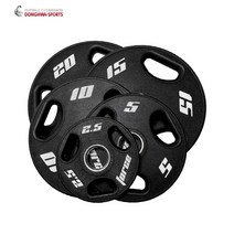 포스 냄새없는 PU 우레탄 중량원판 2.5~20kg 바벨 플레이트 낱개, 5kg