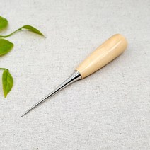 NEW) 나무손잡이 나무송곳 미싱부자재(약12cm)