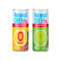 나랑드사이다 그린애플 245ml 20캔+파인애플 245ml 20캔 총40캔, 단품