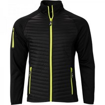 The Weather Co 남성 퀼팅 골프 재킷 117338, L, Grey/Red