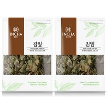 인차 국내산 감잎차 시엽 감잎, 300g, 2개