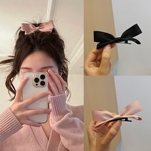 소나 깔끔한 세틴 리본 리본 포인트핀