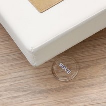 소브 논슬립패드 1SET 4개 4X4cm 놀이방 유아 아기 복도 거실 매트 미끄럼 밀림 방지 고정 접착 패드, 단품
