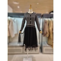 [코인코즈](DW1WO301)하운즈투스 패턴 샤 스커트 원피스