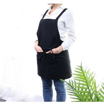 ATTERS APRON(수달네) 국산 옥스포드 베이직 H형 앞치마 (브라운 블랙 그레이) 3가지 색상 고급앞치마 주방앞치마 식당앞치마, 1개