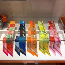 H홈 실크 스카프 칼라와 애완 동물 개 넥타이 가방 핸들 작은 리본 실크 여성 스카프 얇은 좁은 스트립 리본