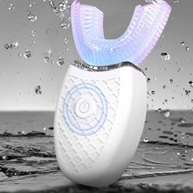 치아 미백 기계 클리너 LED 하얀 치아 이빨 스마트, 베이스 화이트 (업그레이드)