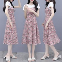 셀럽당 여름 여성용 반팔 원피스 F00690