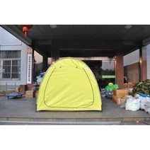 자전거 보관 텐트 커버 야외 방수 쉼터, **무료배송**엘로우
