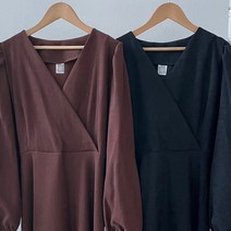 시드마켓 브이랩 리본 롱원피스 211G147S 빅사이즈 여성