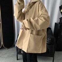 남자 여자 박시한 간지나는 후드 티셔츠 학생맨투맨