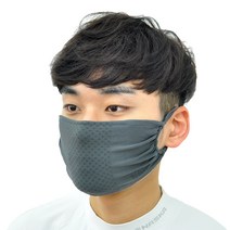 국산 숨쉬기 편한 여름용 마스크 얇은 봄 여름 자외선차단 면 마스크 도전사