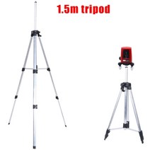 레이저 레벨 삼각대 하부 작업대 다리 자동 셀프 360° 링 측정 1.5m, 없음