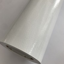 랩핑지 자동차랩핑지 무광 PPF 블랙 악어 가죽 그레인 질감 비닐 자동차 랩 스티커 데칼 필름 접착 스티커 인테리어 자동차 스타일링 커버링 포장 루프스킨 랩핑 스프레이, 흰 뱀, 20cm x 152cm