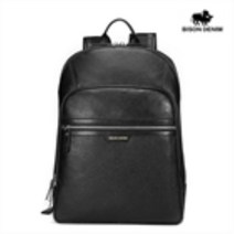 바이슨데님 BISON DENIM 남자 남성 수제 가죽 14인치 노트북 백팩 가방 N2337 1B